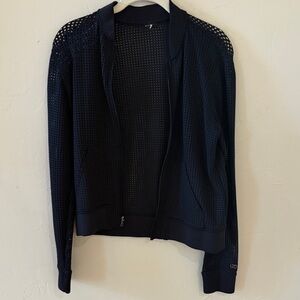 Calia Women's Black Mesh Jacket Size S